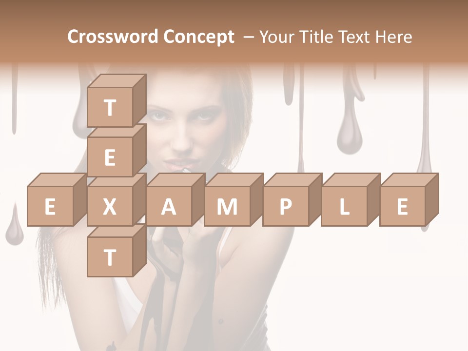 Brown Fingers Cacao PowerPoint Template