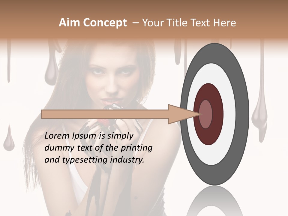 Brown Fingers Cacao PowerPoint Template