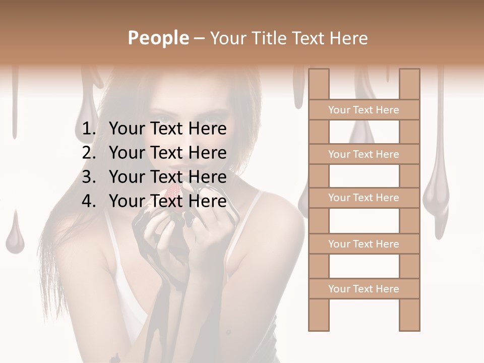 Brown Fingers Cacao PowerPoint Template