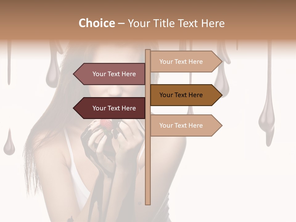 Brown Fingers Cacao PowerPoint Template