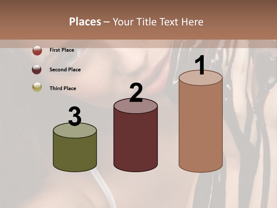 Eyes Cacao Fashion PowerPoint Template
