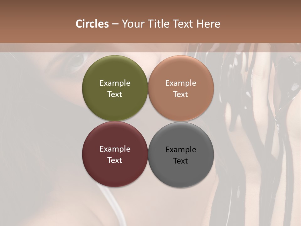 Eyes Cacao Fashion PowerPoint Template