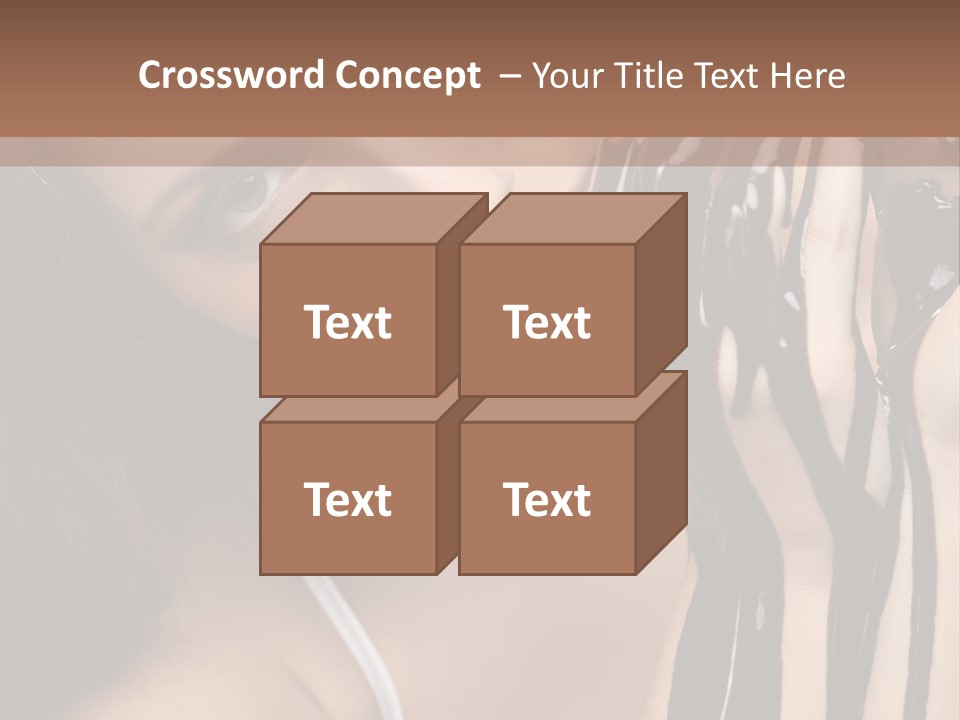 Eyes Cacao Fashion PowerPoint Template