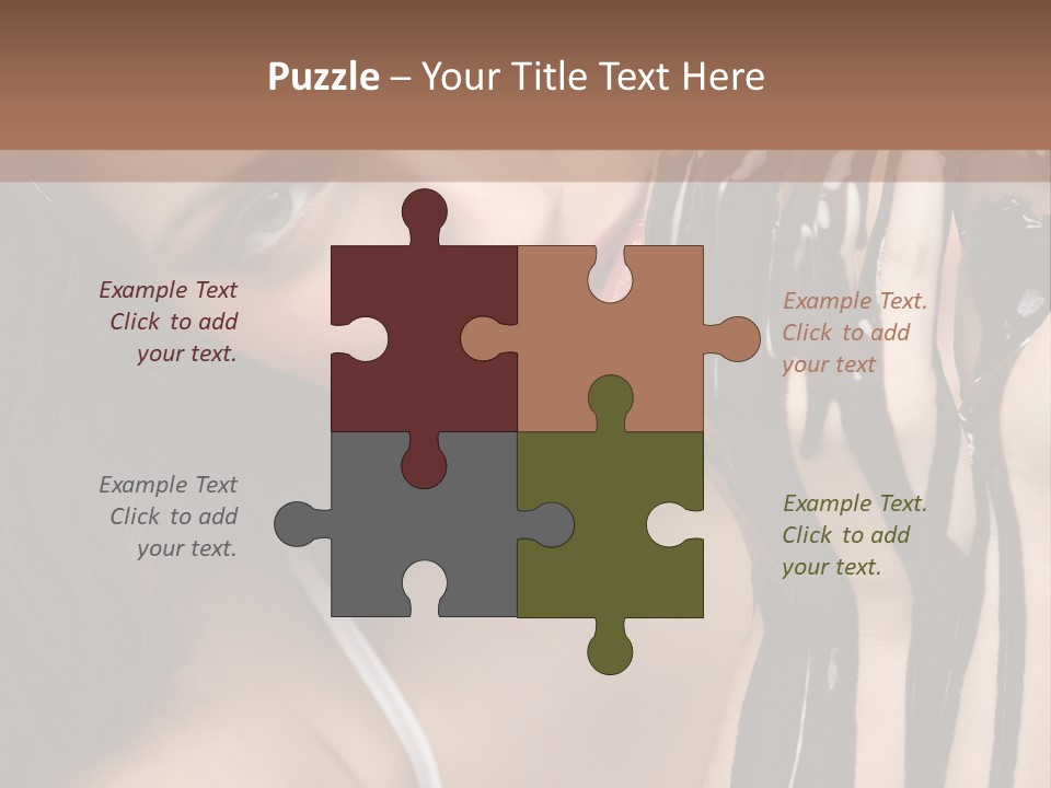 Eyes Cacao Fashion PowerPoint Template