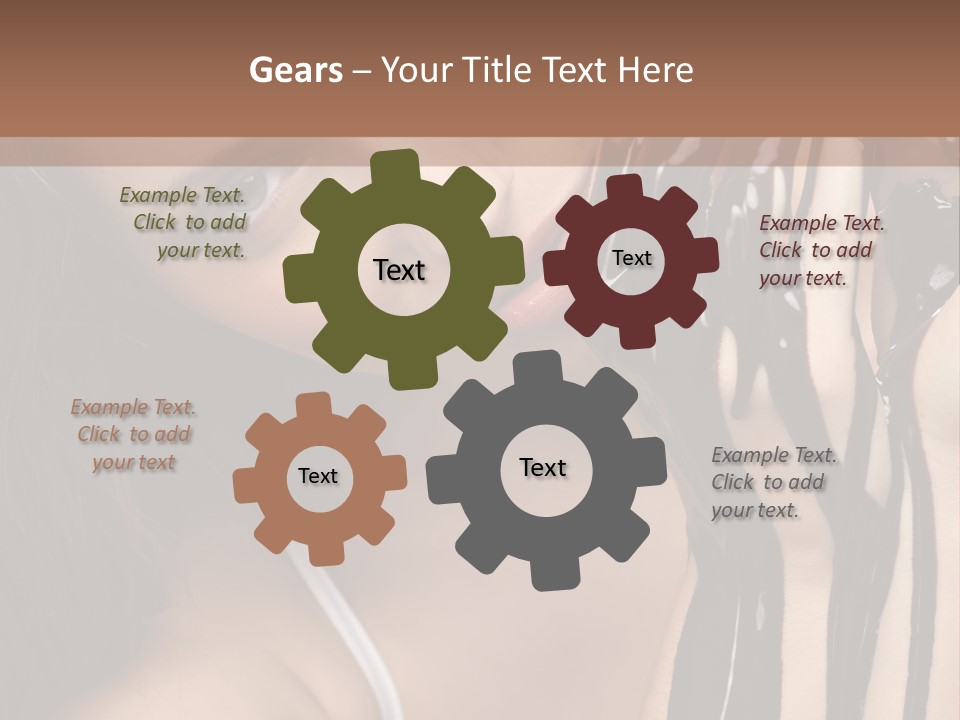 Eyes Cacao Fashion PowerPoint Template