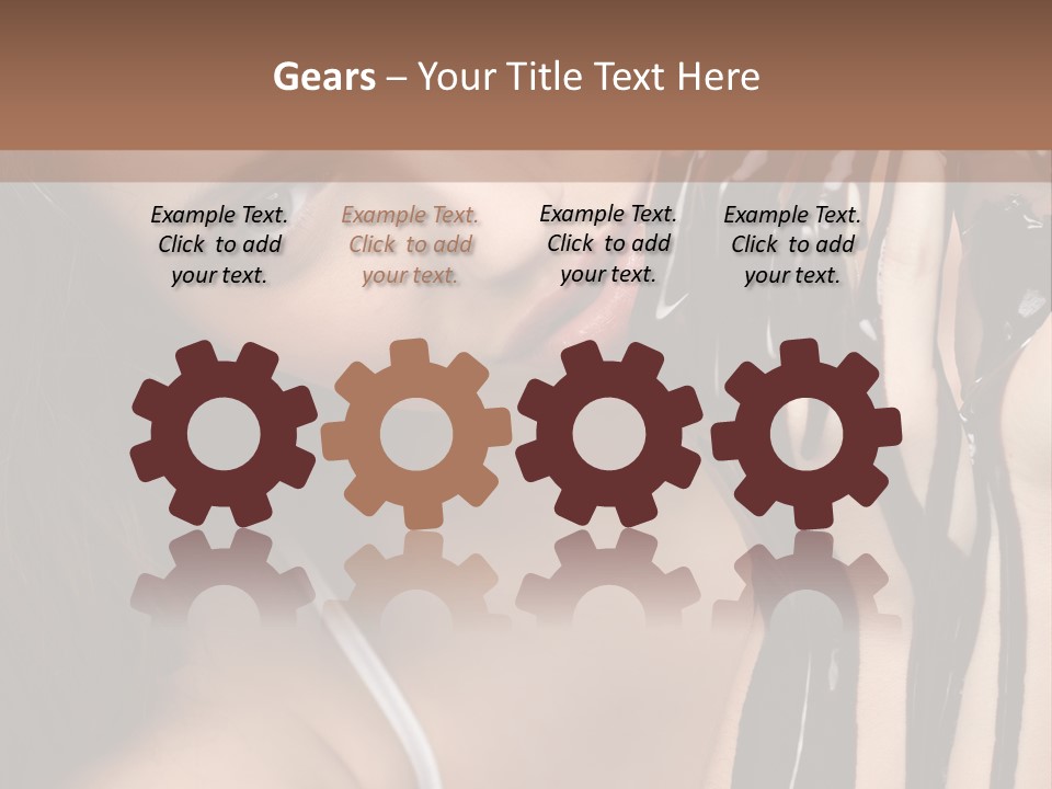 Eyes Cacao Fashion PowerPoint Template