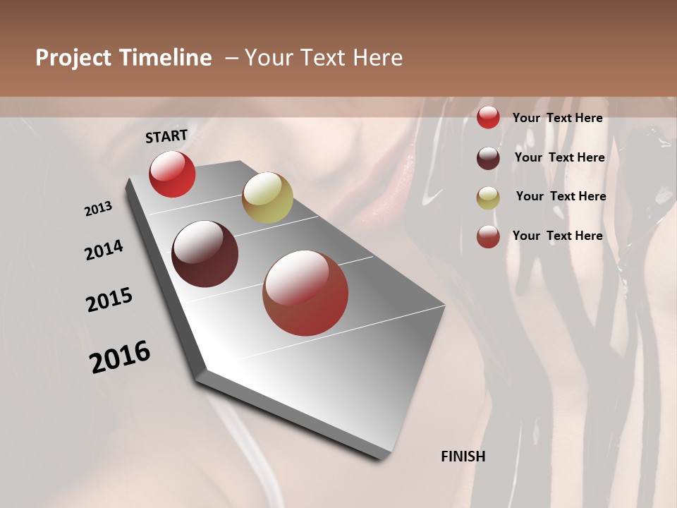 Eyes Cacao Fashion PowerPoint Template
