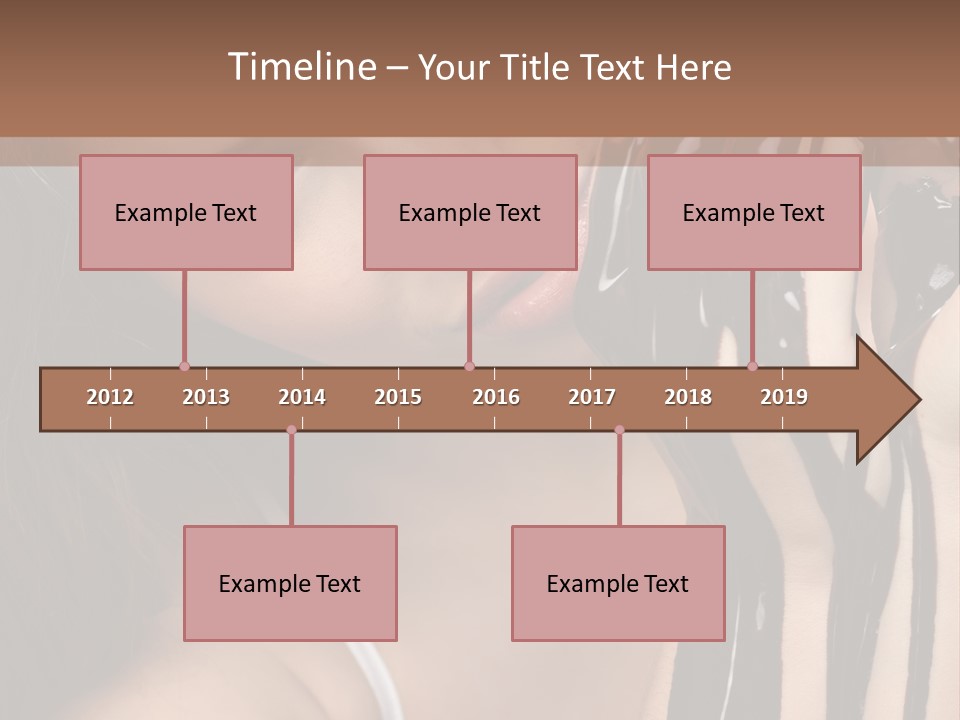 Eyes Cacao Fashion PowerPoint Template