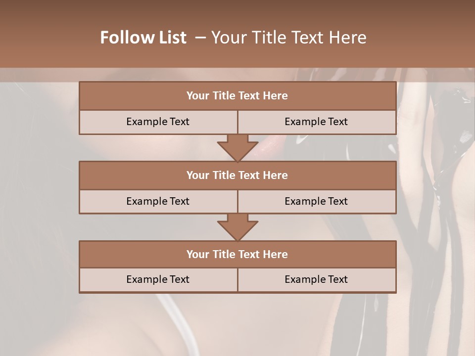 Eyes Cacao Fashion PowerPoint Template