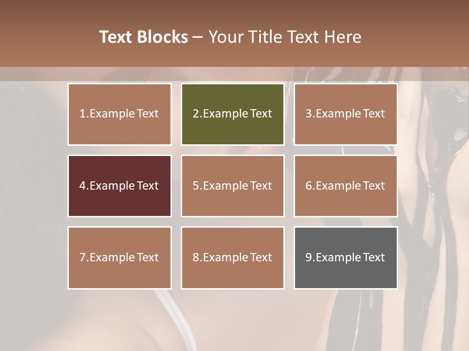 Eyes Cacao Fashion PowerPoint Template