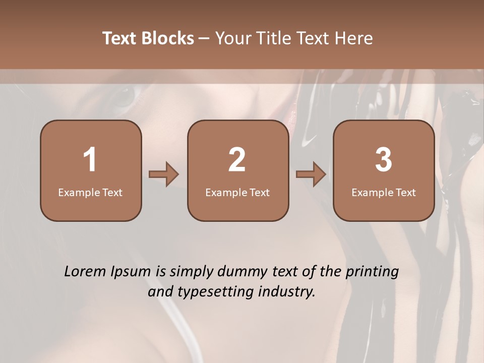 Eyes Cacao Fashion PowerPoint Template