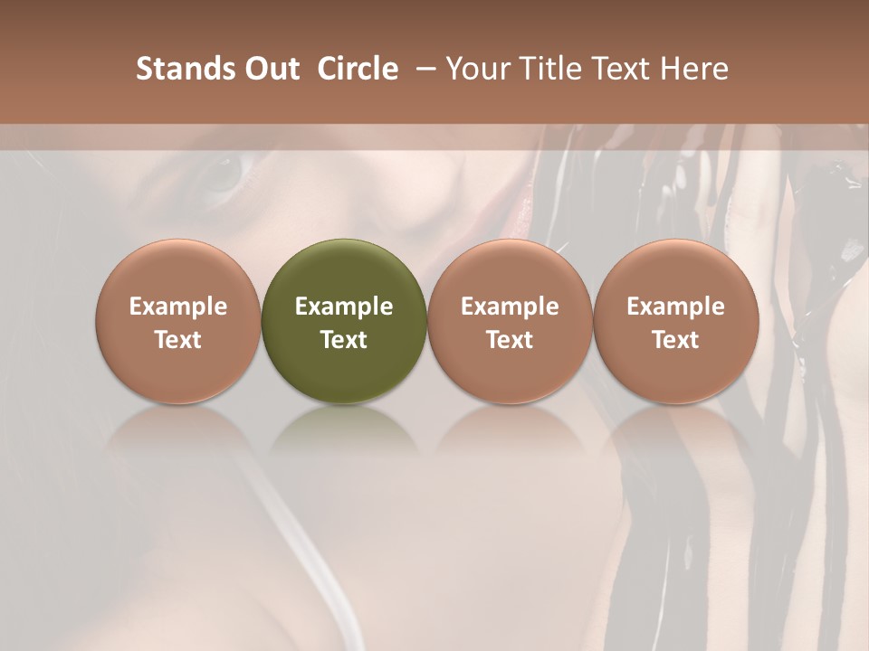 Eyes Cacao Fashion PowerPoint Template