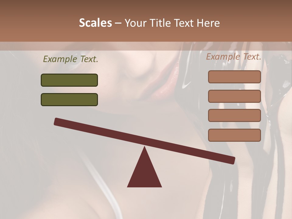 Eyes Cacao Fashion PowerPoint Template