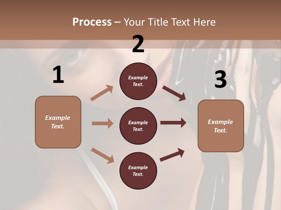 Eyes Cacao Fashion PowerPoint Template