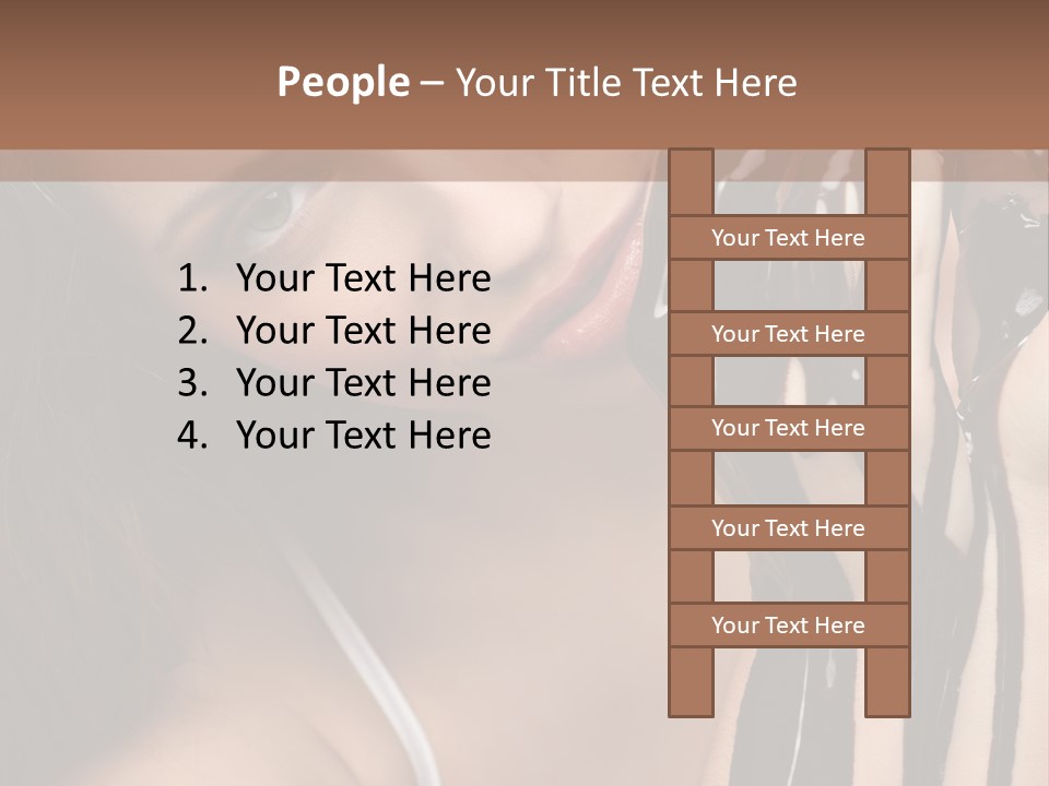 Eyes Cacao Fashion PowerPoint Template