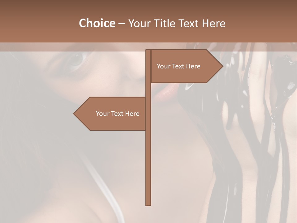 Eyes Cacao Fashion PowerPoint Template