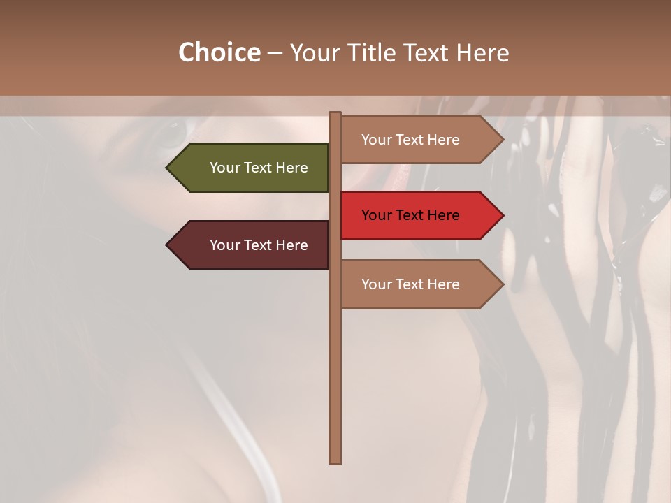 Eyes Cacao Fashion PowerPoint Template
