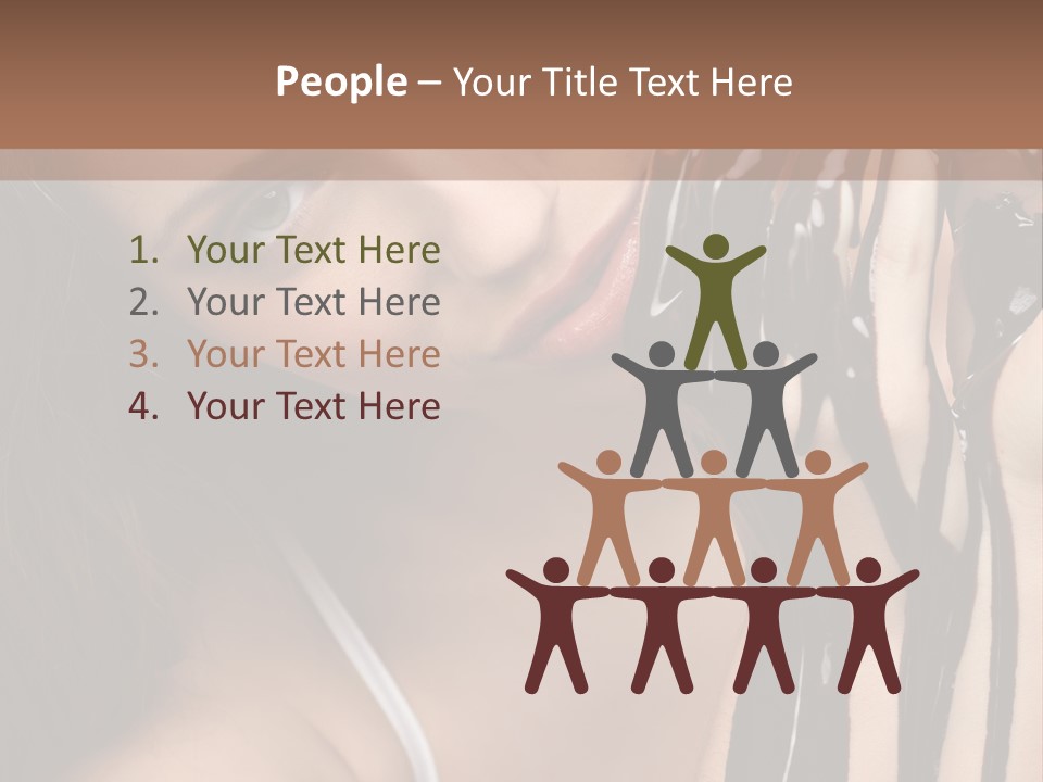 Eyes Cacao Fashion PowerPoint Template