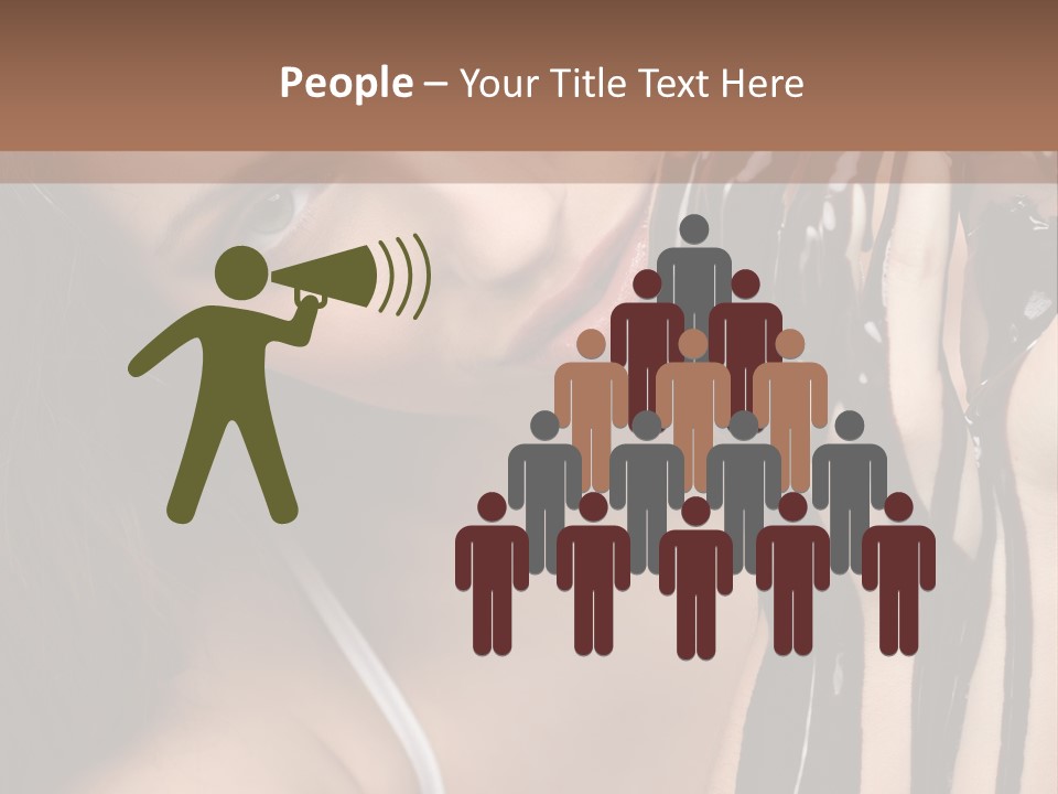 Eyes Cacao Fashion PowerPoint Template