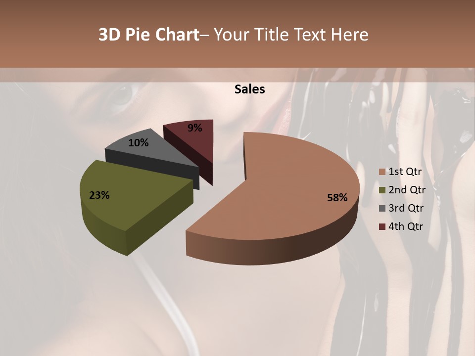 Eyes Cacao Fashion PowerPoint Template