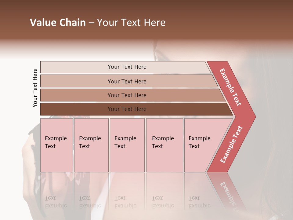 Girl Eyes Chocolate PowerPoint Template