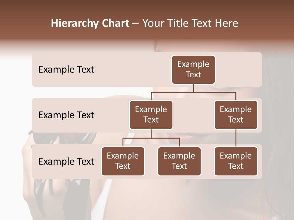 Girl Eyes Chocolate PowerPoint Template