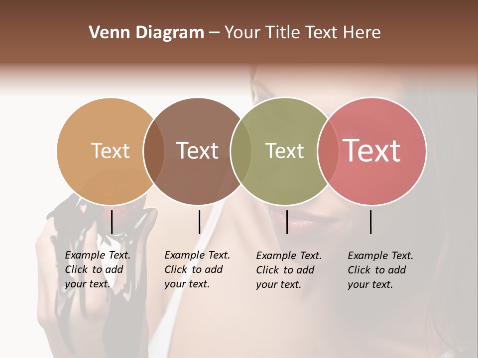 Girl Eyes Chocolate PowerPoint Template