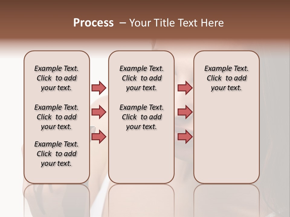 Girl Eyes Chocolate PowerPoint Template