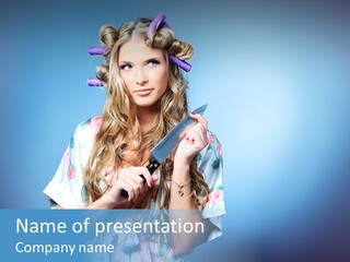 Daily People Belle PowerPoint Template