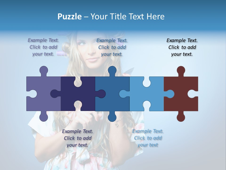 Daily People Belle PowerPoint Template