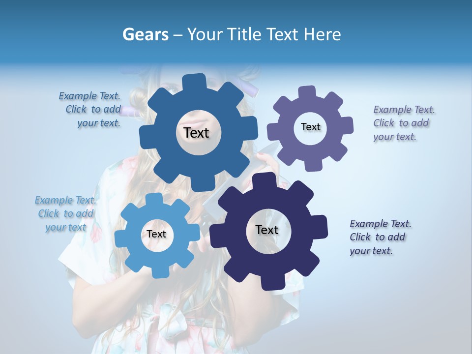 Daily People Belle PowerPoint Template