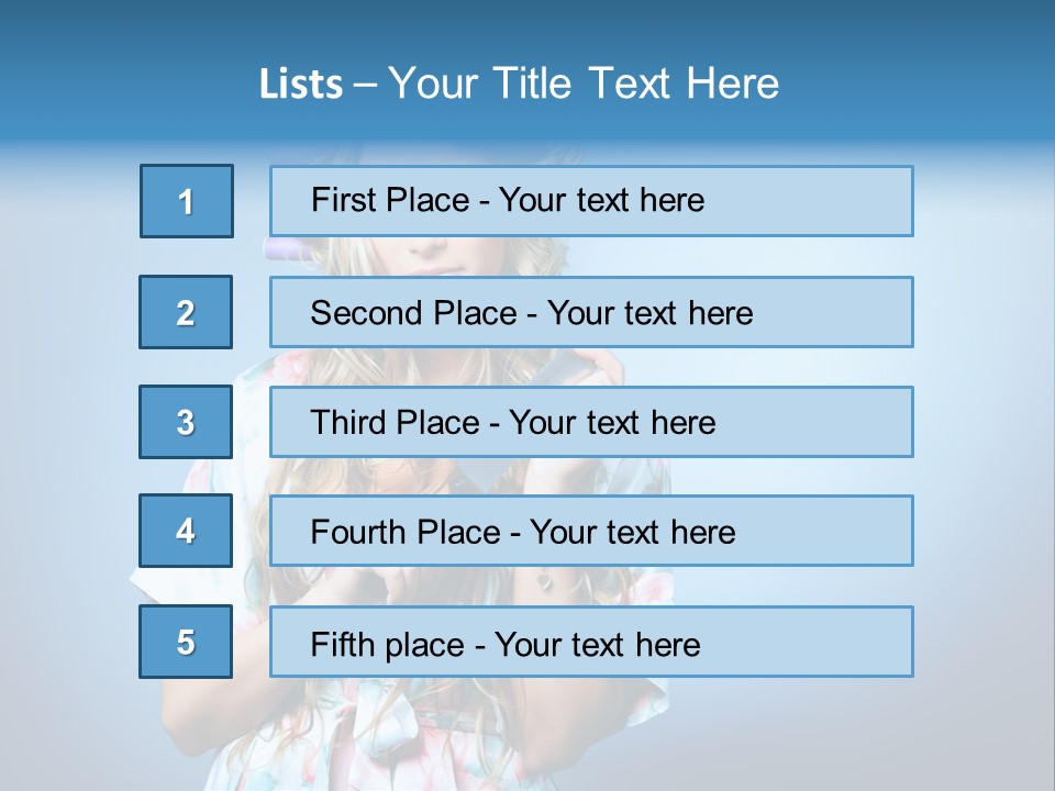 Daily People Belle PowerPoint Template
