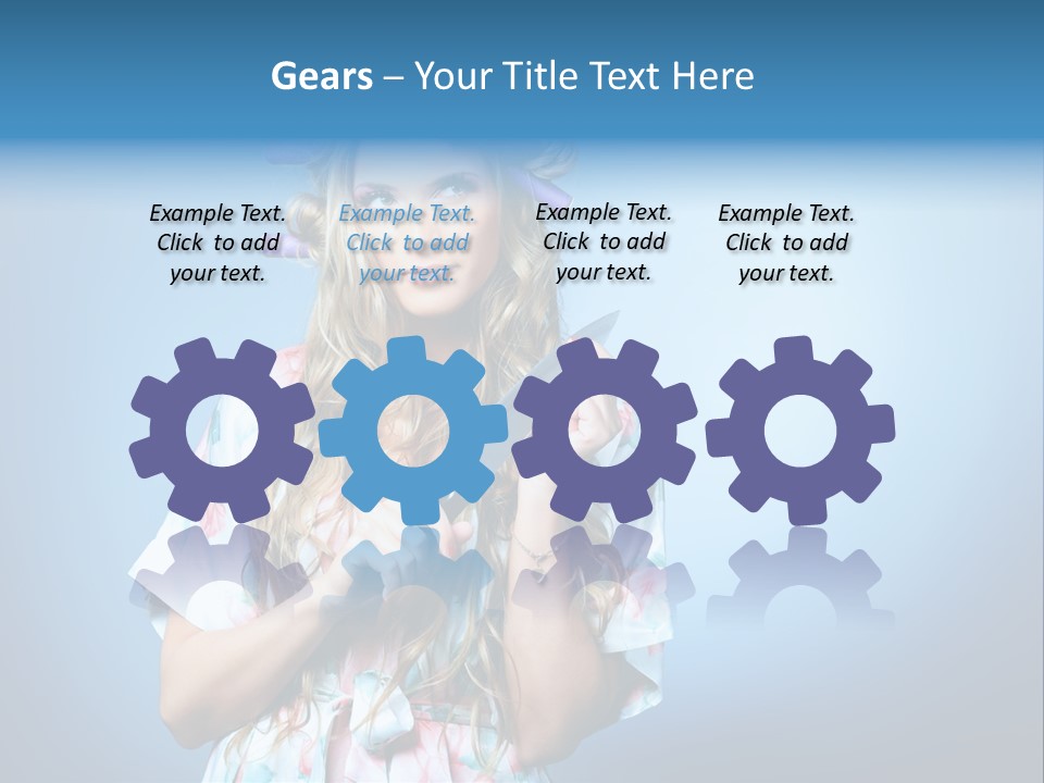 Daily People Belle PowerPoint Template