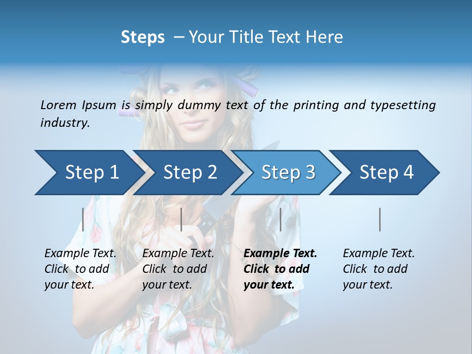 Daily People Belle PowerPoint Template