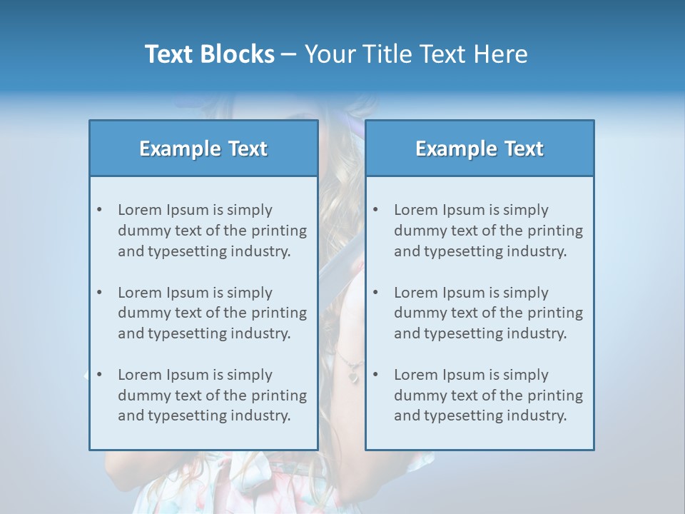 Daily People Belle PowerPoint Template