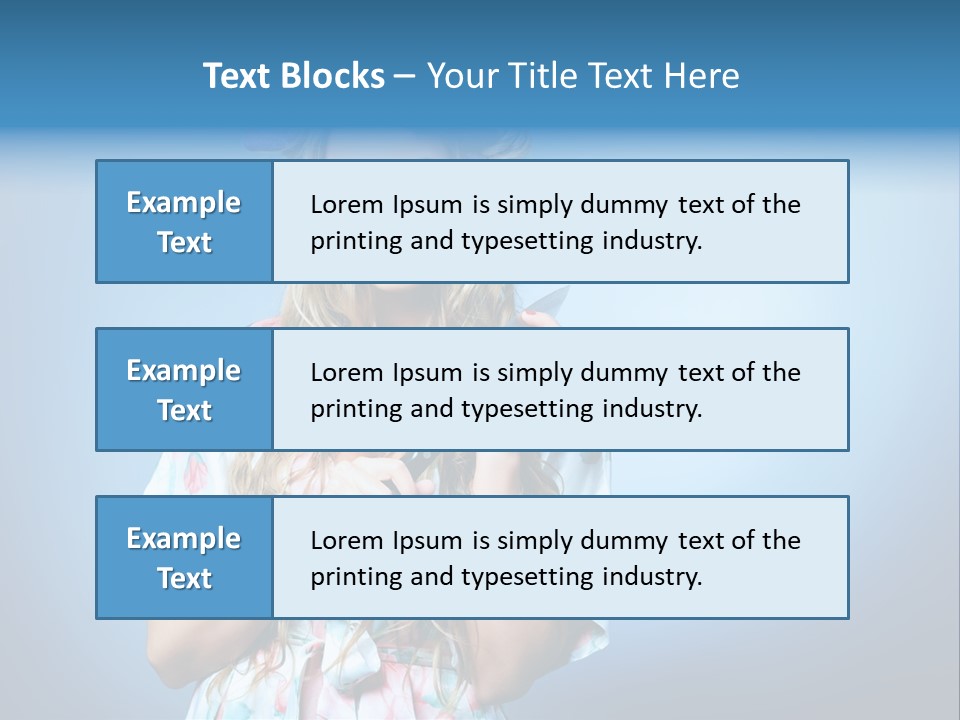 Daily People Belle PowerPoint Template