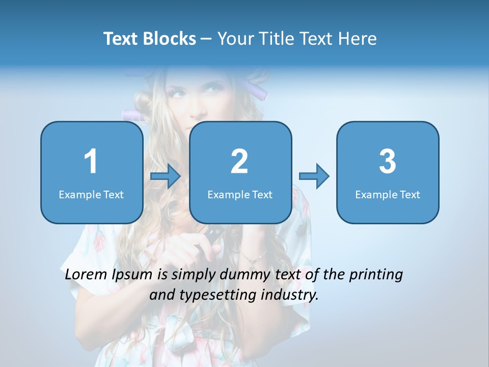 Daily People Belle PowerPoint Template