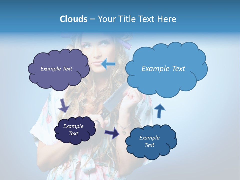 Daily People Belle PowerPoint Template