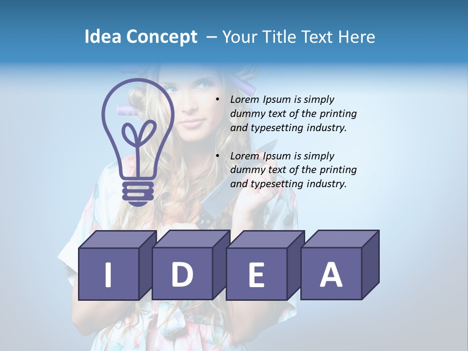 Daily People Belle PowerPoint Template