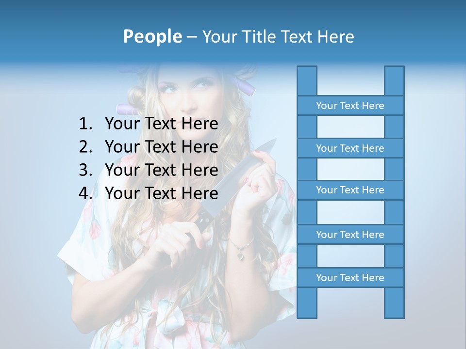 Daily People Belle PowerPoint Template