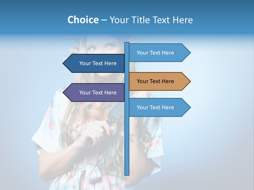 Daily People Belle PowerPoint Template