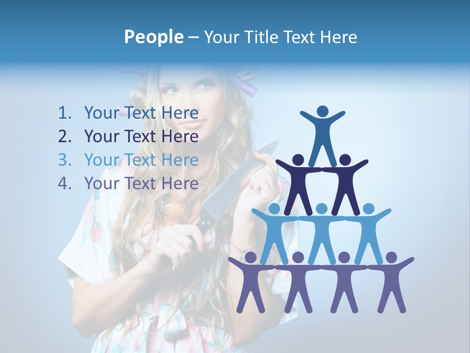 Daily People Belle PowerPoint Template