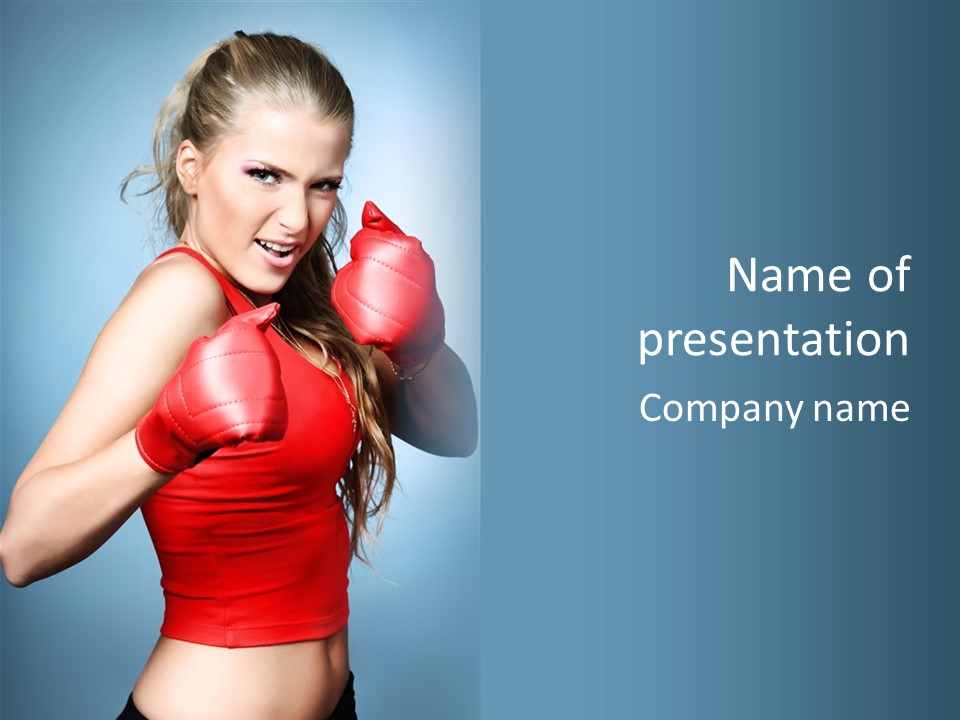 Boxing Self Defence Flexible PowerPoint Template