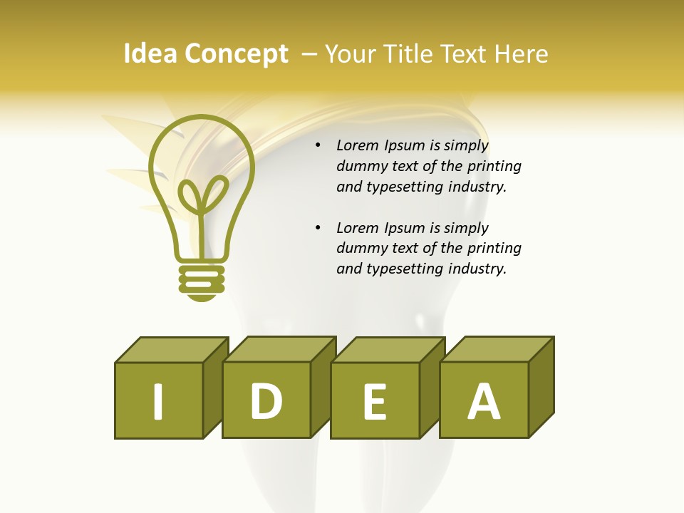 Stomatology Success Root PowerPoint Template