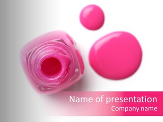 Makeup Macro White PowerPoint Template