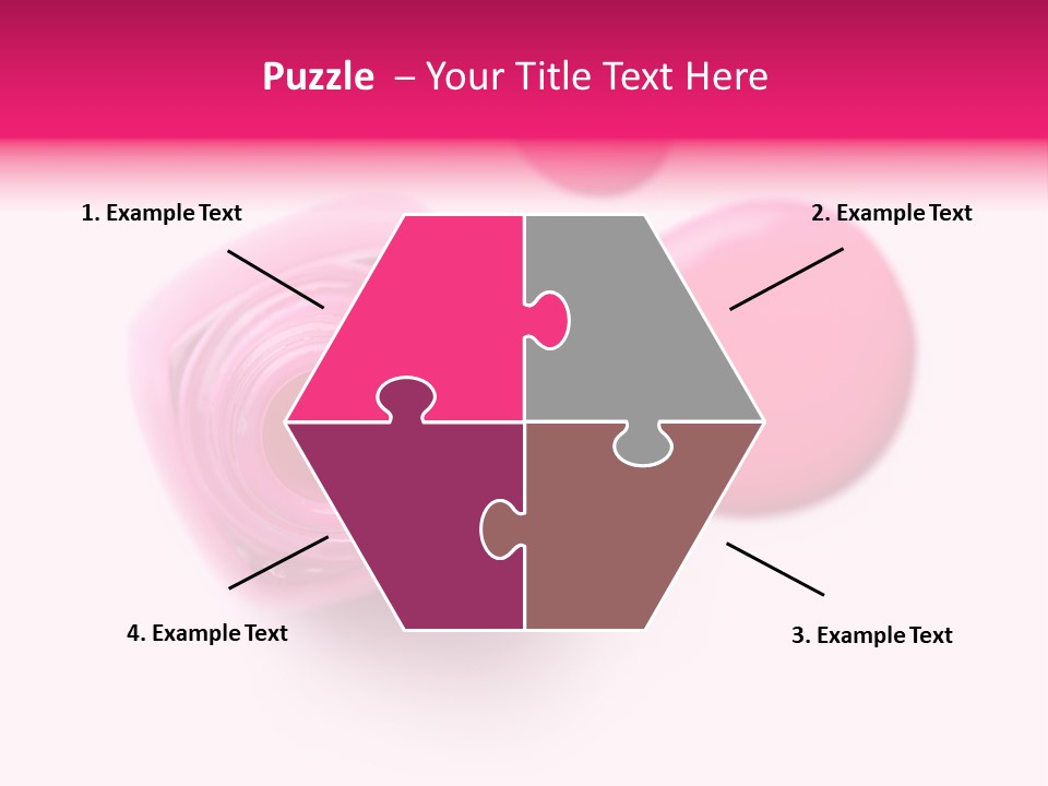 Makeup Macro White PowerPoint Template