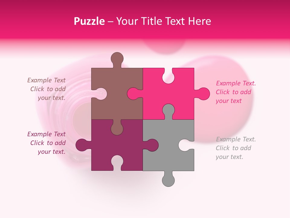 Makeup Macro White PowerPoint Template