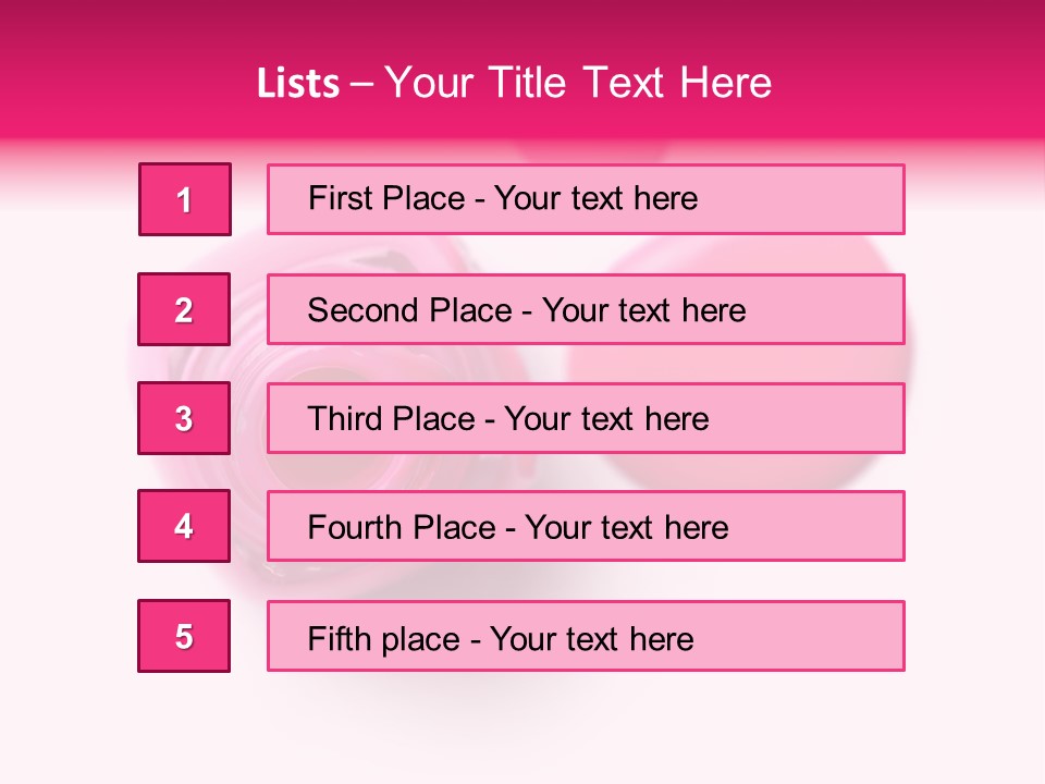 Makeup Macro White PowerPoint Template