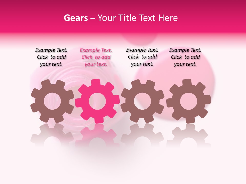 Makeup Macro White PowerPoint Template