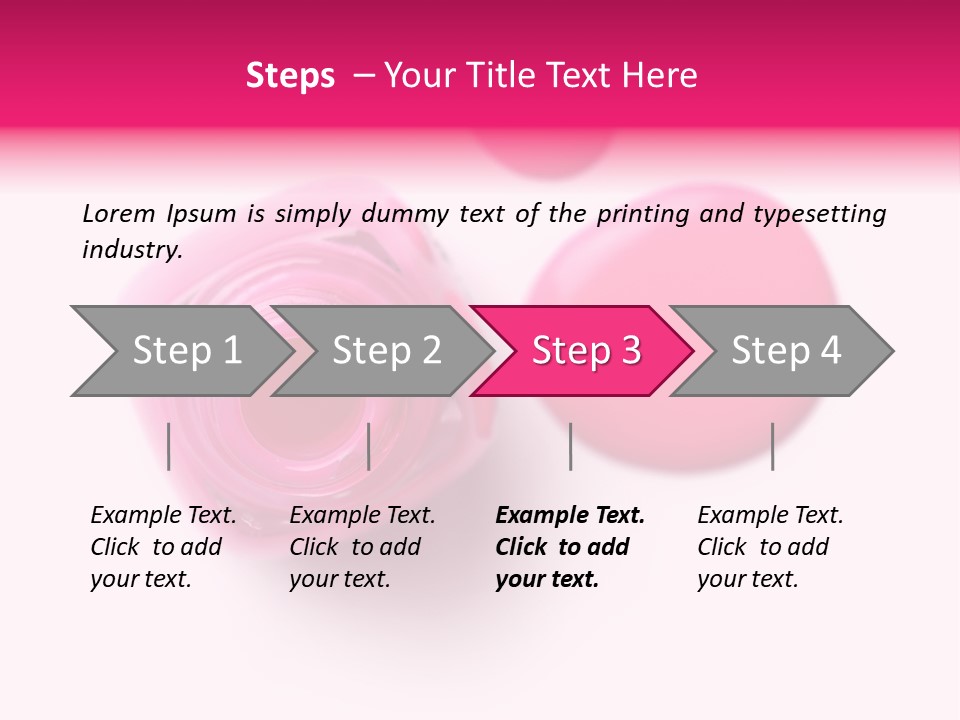 Makeup Macro White PowerPoint Template